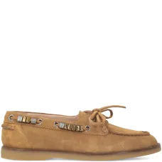 Лоферы со шнуровкой