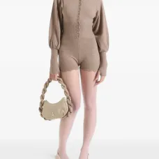 Комбинезон Michele в рубчик с волнистым краем