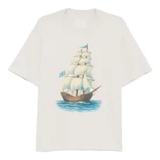 Хлопковая футболка с принтом