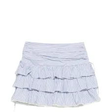 Мини юбка в полоску