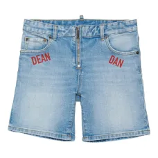 Джинсовые шорты с молниями