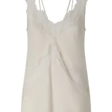 Блузка с V-образным вырезом и кружевом Блузка с V-образным вырезом и кружевом