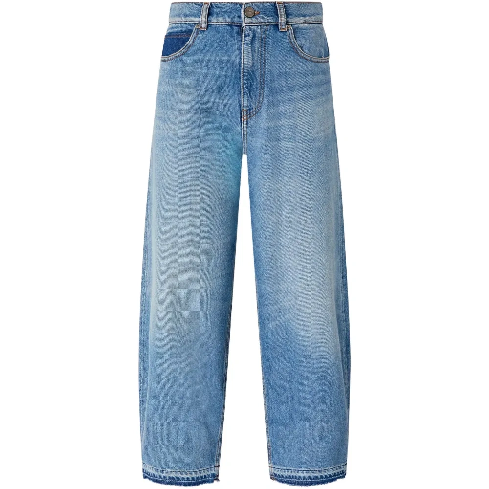 Джинсы с вышивкой