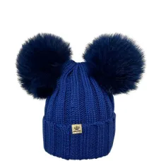 Шерстяная шапка с помпоном