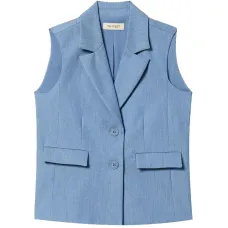 Однобортный пиджак без рукавов