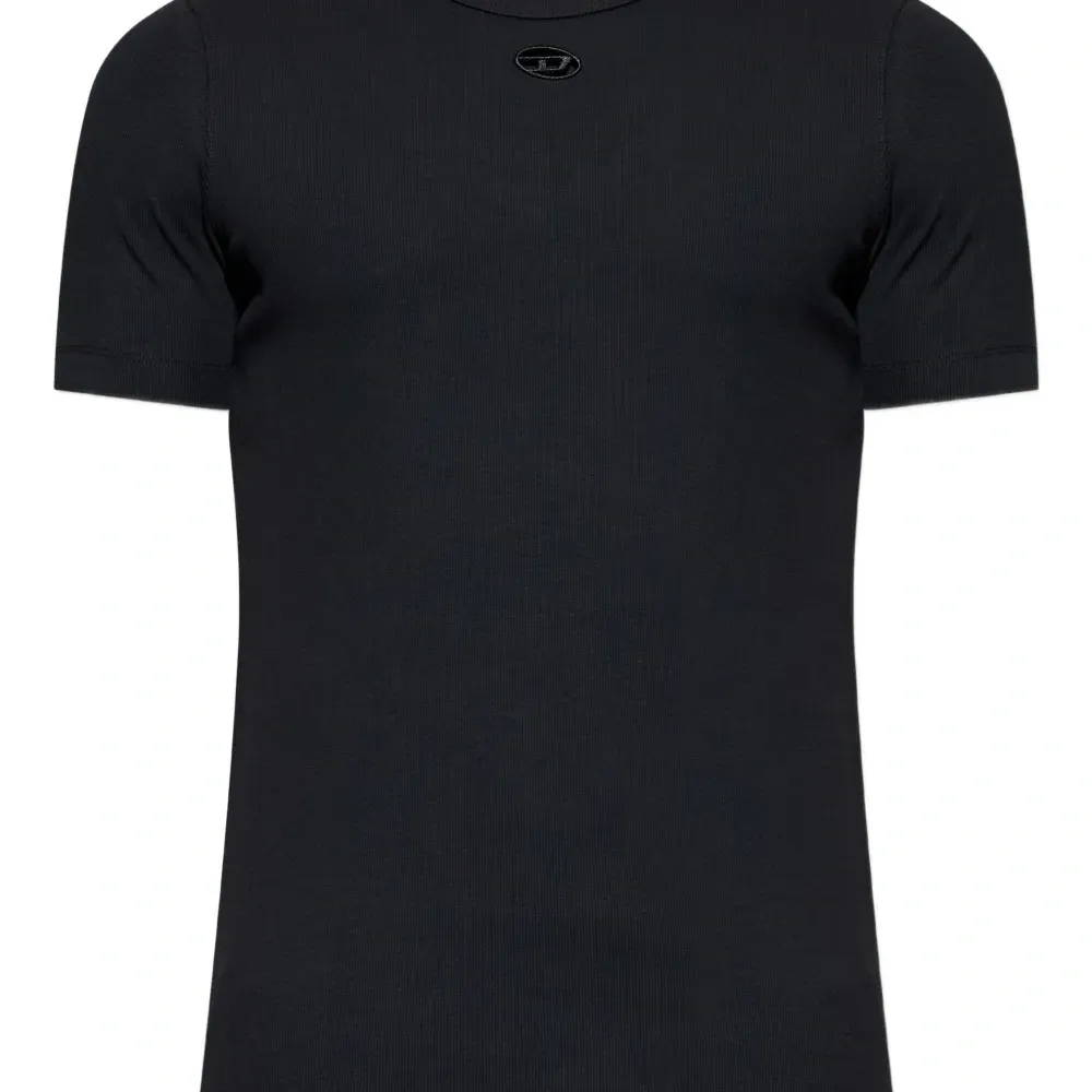 Футболка в рубчик с логотипом