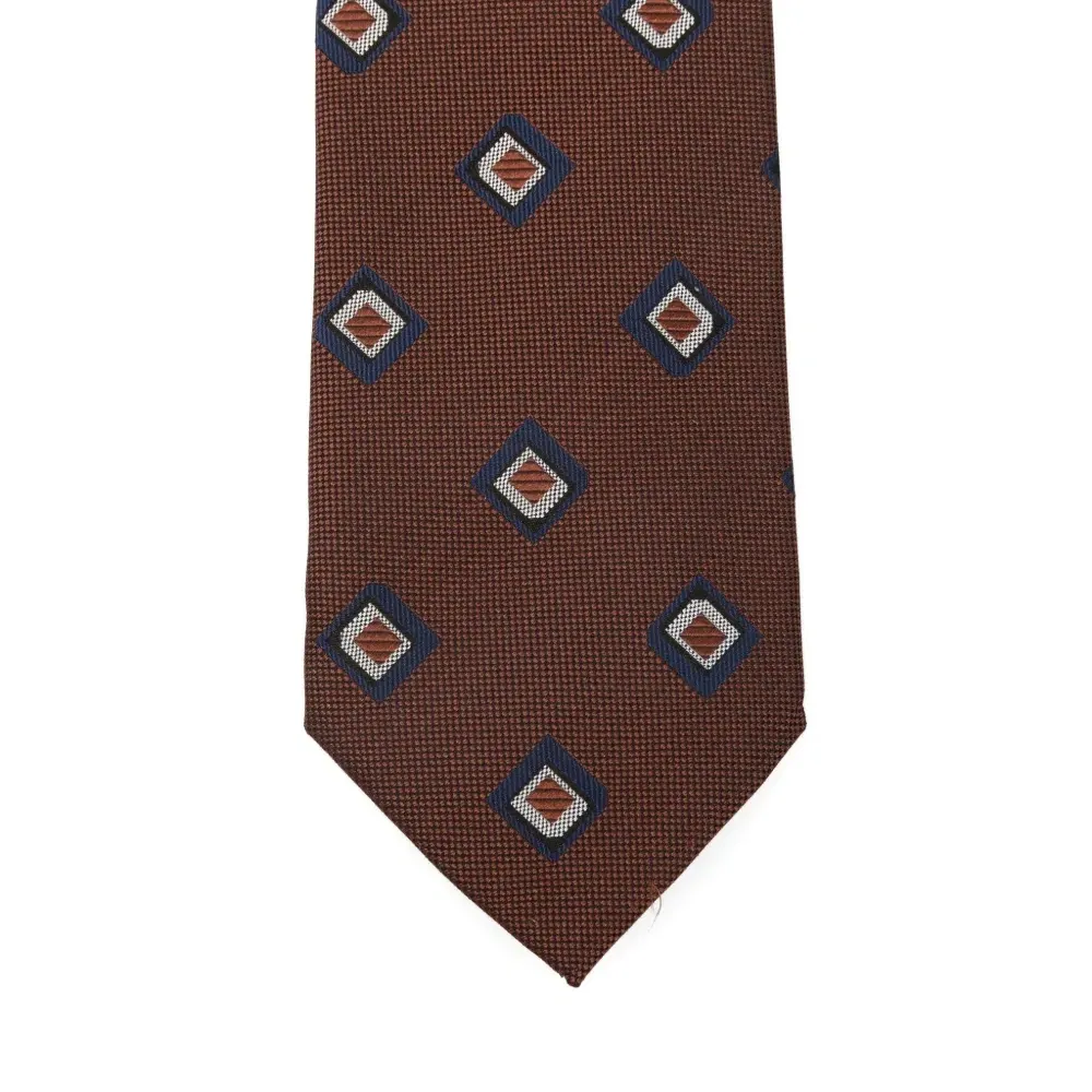 Галстук с ромбовидным принтом
