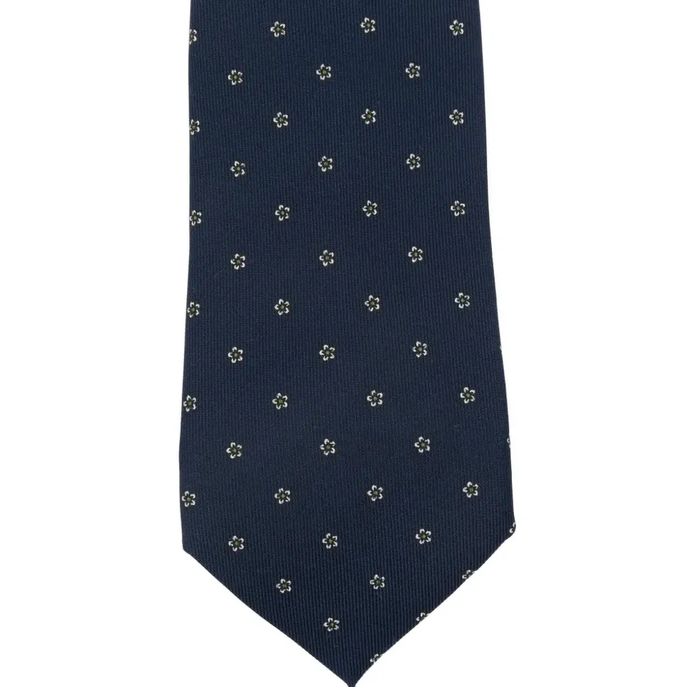 Галстук из шелка с цветочным узором