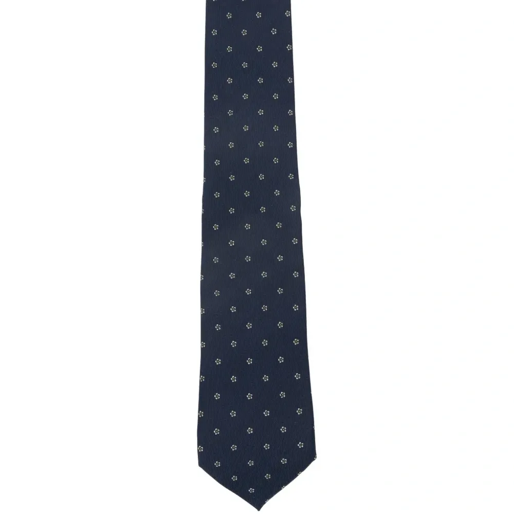 Галстук из шелка с цветочным узором