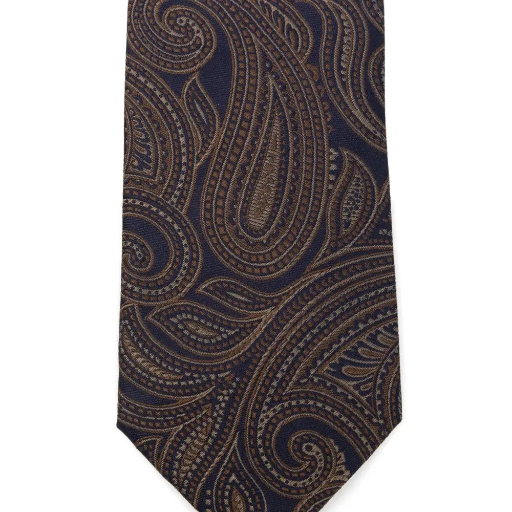 Шелковый галстук с узором пейсли
