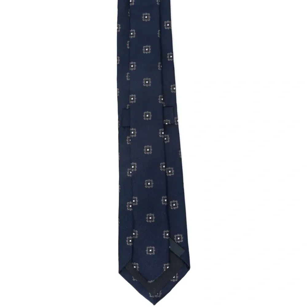 Шелковый галстук с узором