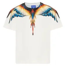 Футболка с короткими рукавами и деталями в виде крыльев