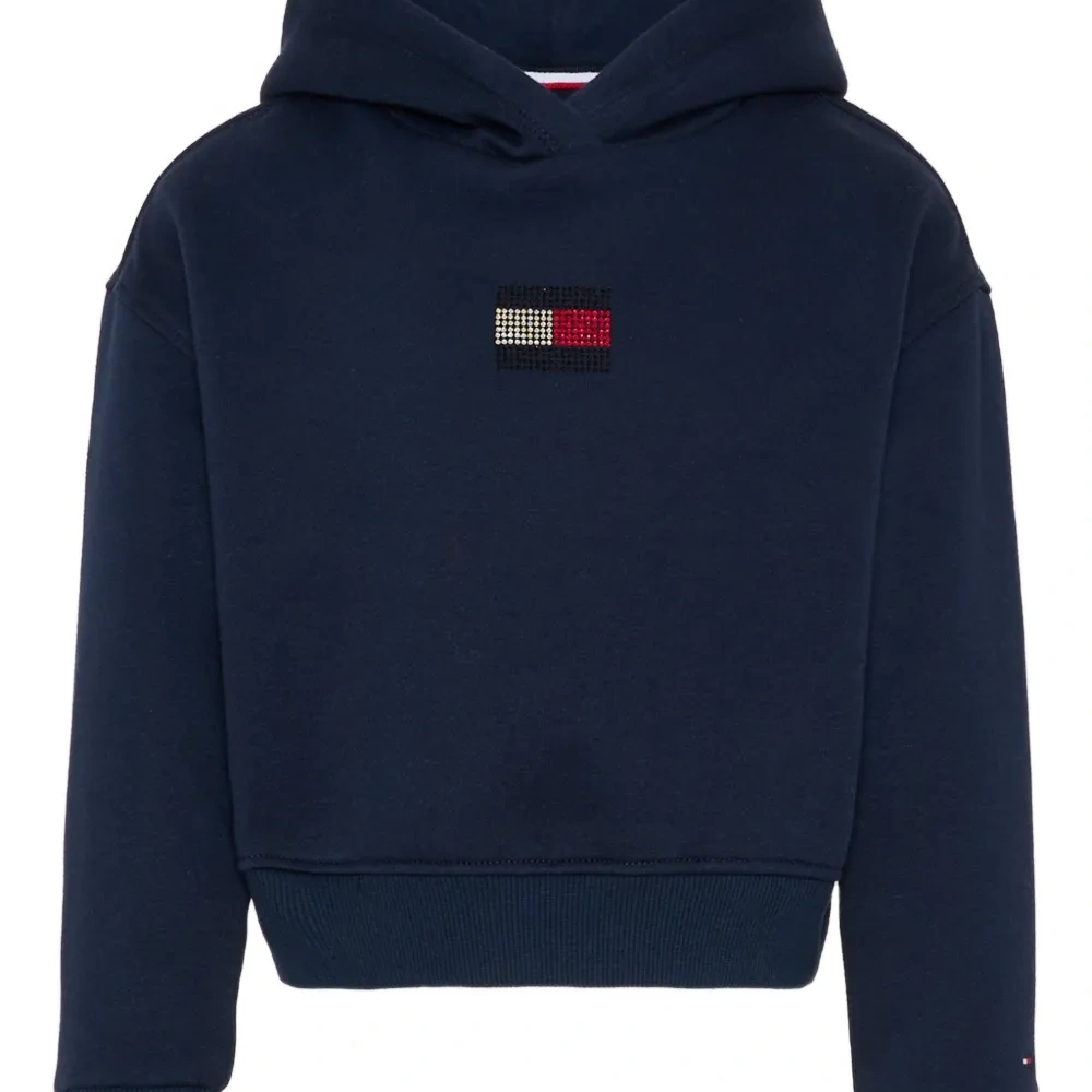 Худи с украшенным логотипом