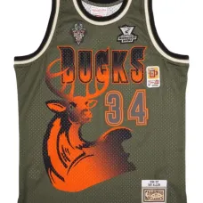 Майка Flight Swingman NBA Milwaukee Bucks 1996-97 Рэя Аллена