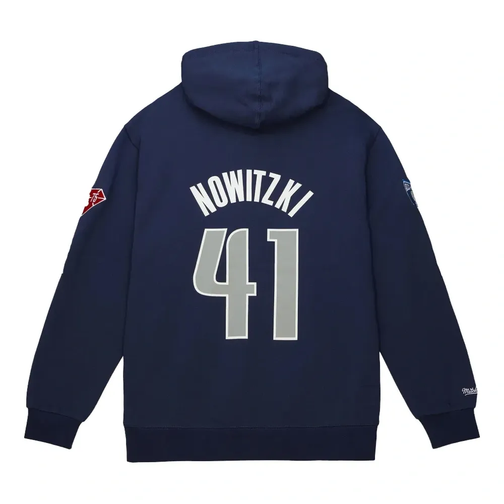 Флисовый худи NBA Dallas Mavericks 2023 с Дирком Новицки