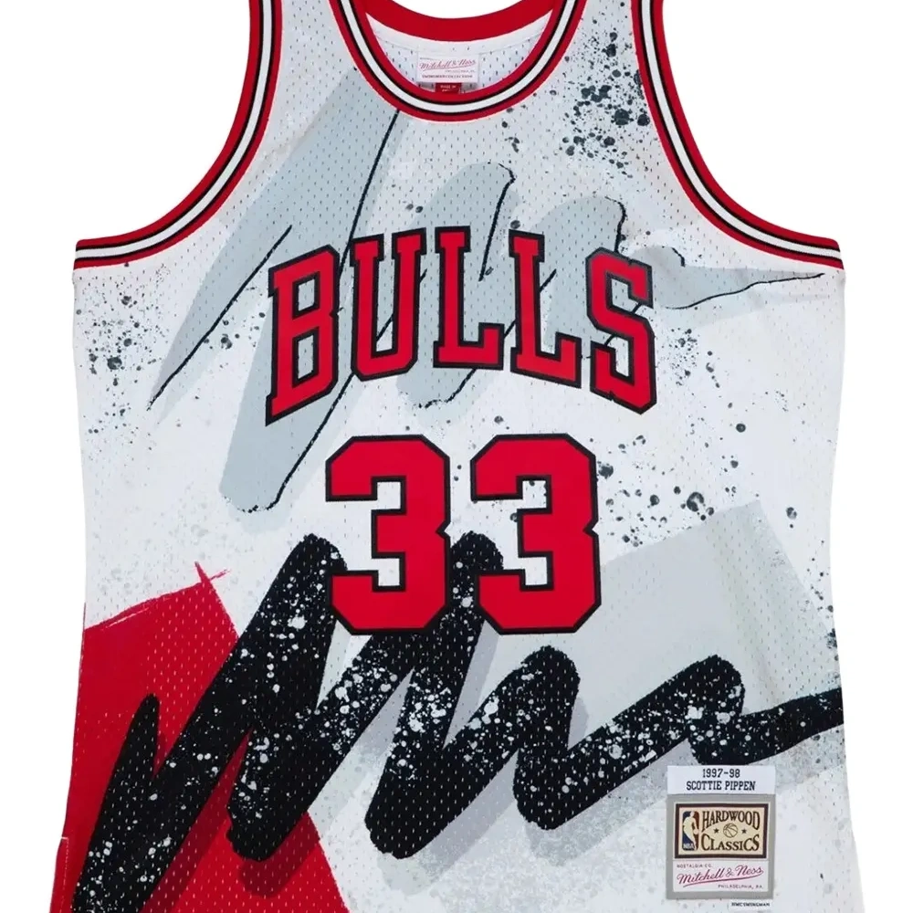 Топ-майка X NBA Chicago Bulls Скотти Пиппен 1997-98 Hyper Hoops Swingman