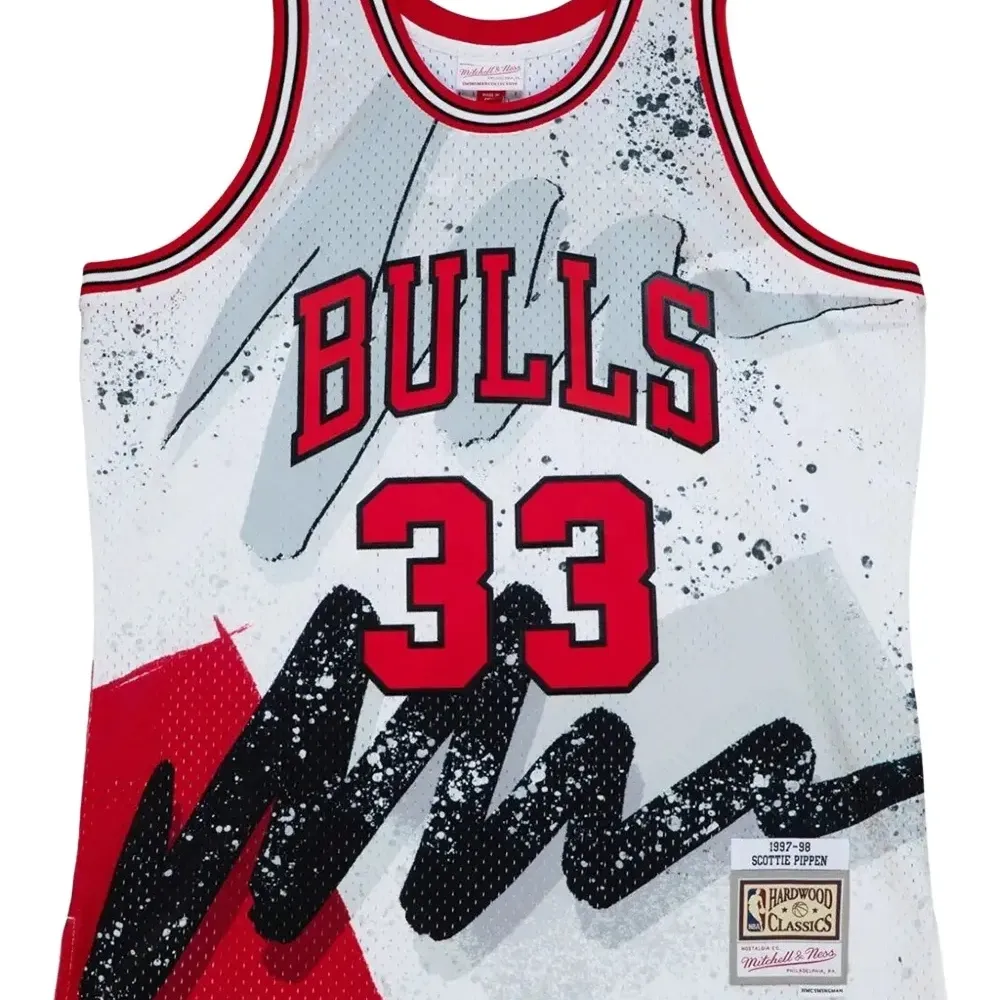 Топ-майка X NBA Chicago Bulls Скотти Пиппен 1997-98 Hyper Hoops Swingman