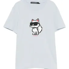 Футболка Ikon с наброском Choupette Футболка Ikon с наброском Choupette