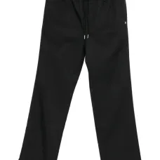 Брюки прямого кроя с нашивкой-логотипом