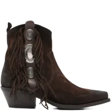 Сапоги с бахромой