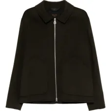 Шерстяное пальто на молнии Шерстяное пальто на молнии