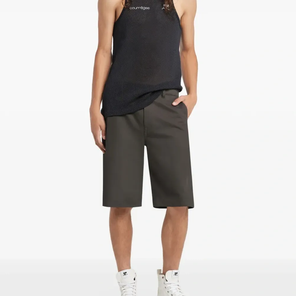 Сетчатый топ с логотипом Сетчатый топ с логотипом