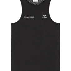 Сетчатый топ с логотипом