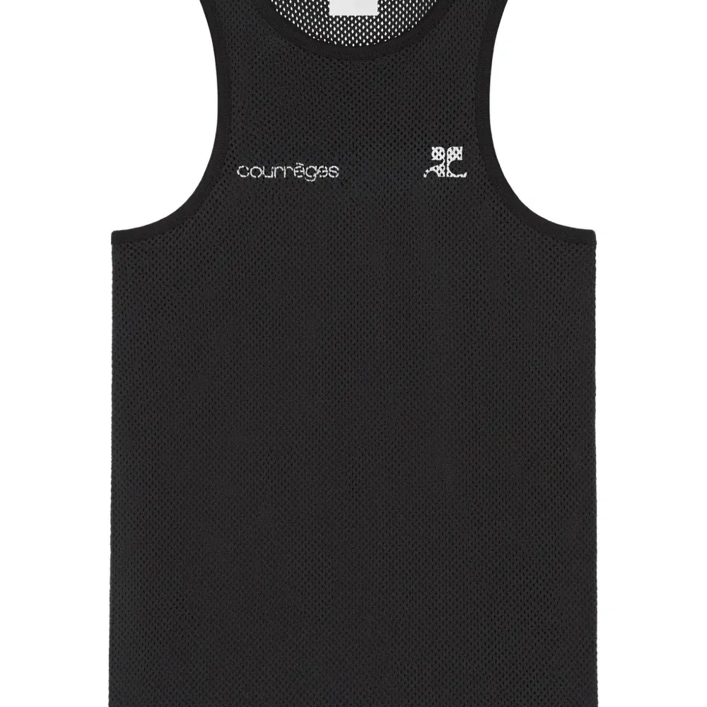 Сетчатый топ с логотипом Сетчатый топ с логотипом