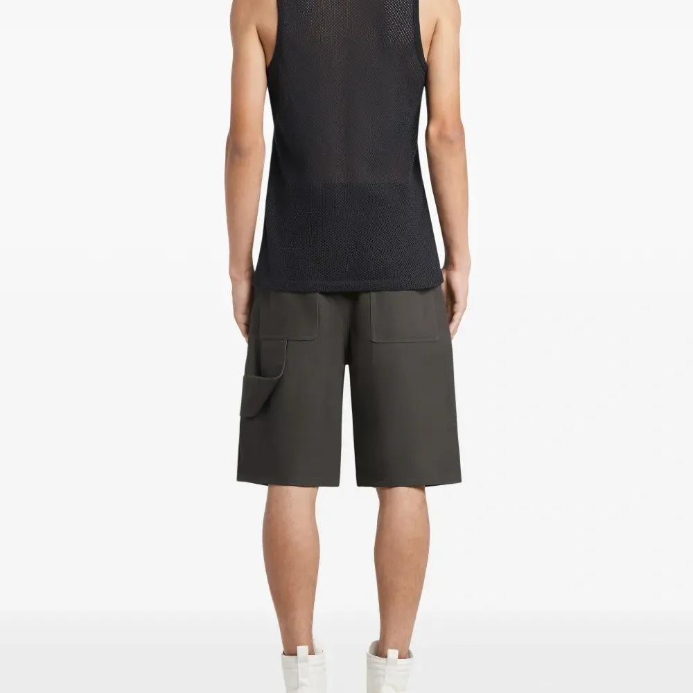 Сетчатый топ с логотипом Сетчатый топ с логотипом