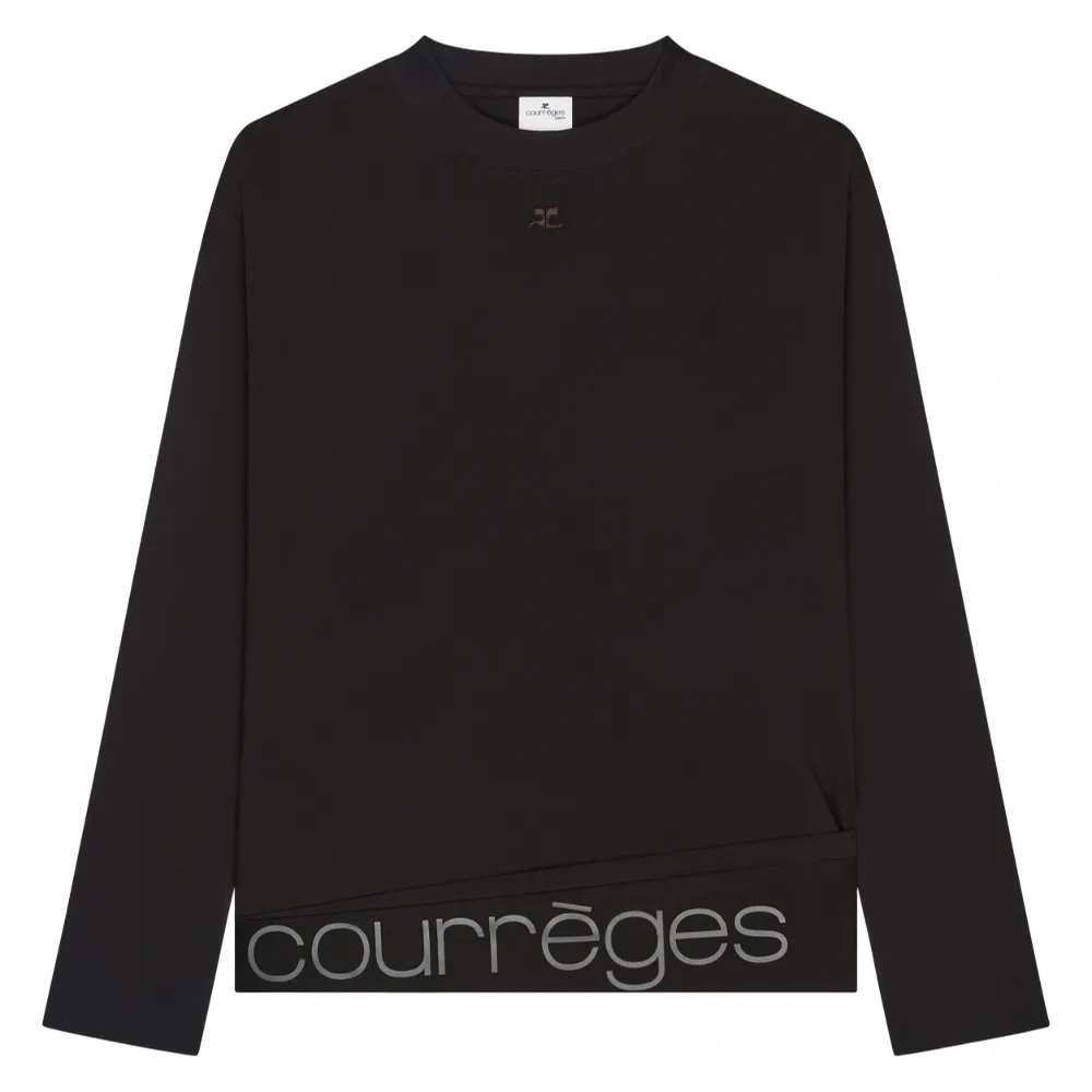 Футболка с длинными рукавами и логотипом