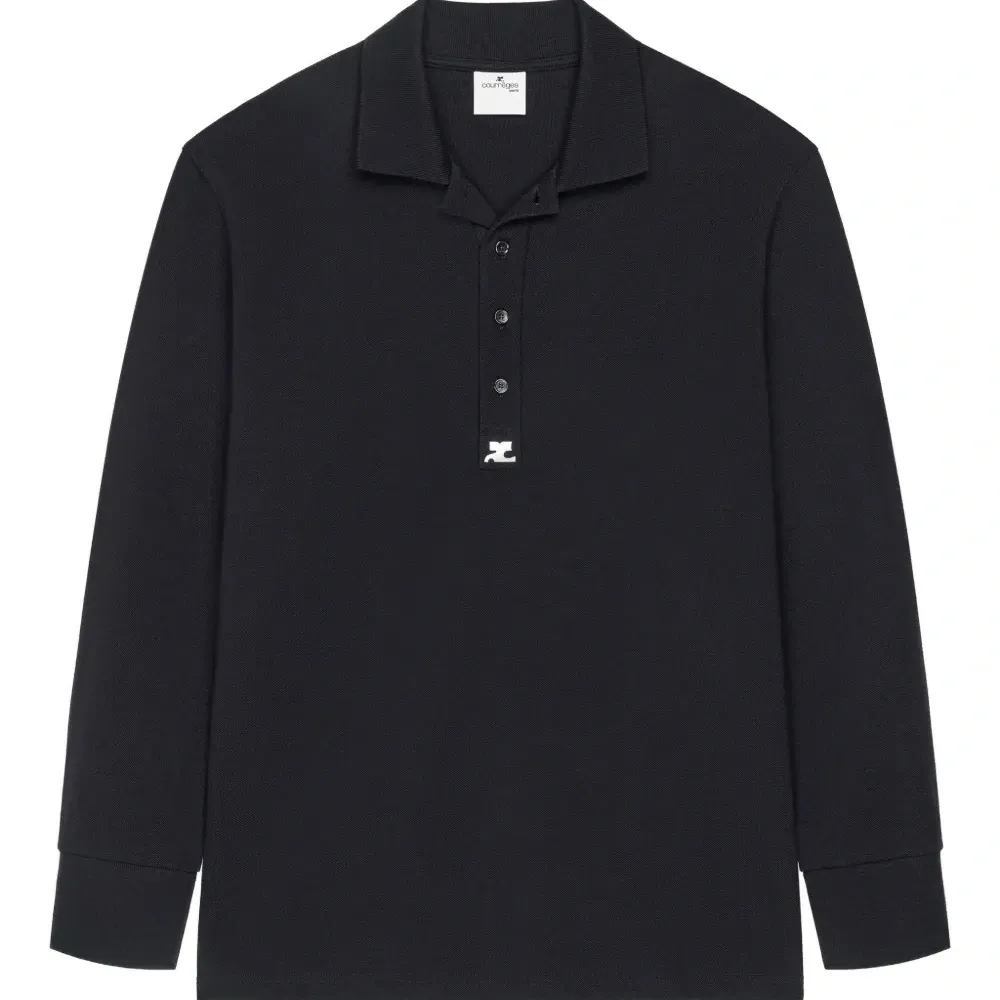 Рубашка поло с длинными рукавами и логотипом