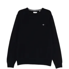 Джемпер с круглым вырезом и логотипом