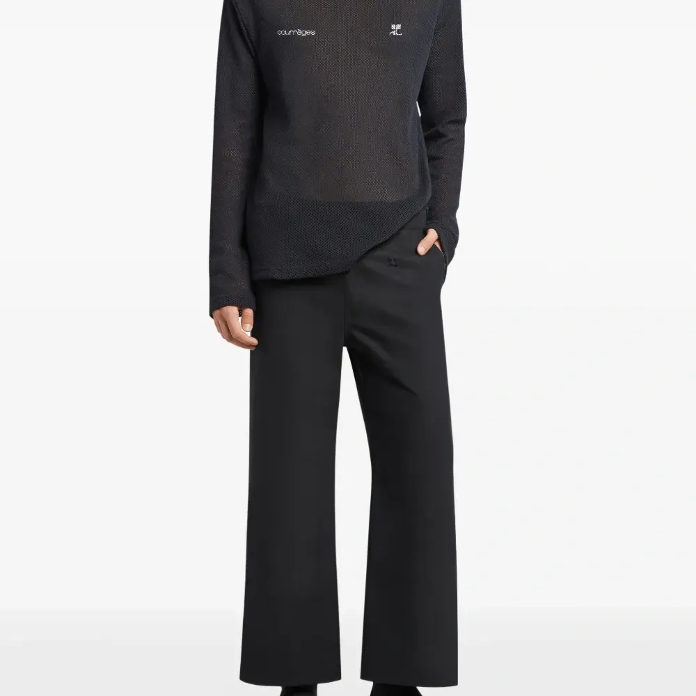 Топ с длинными рукавами с логотипом