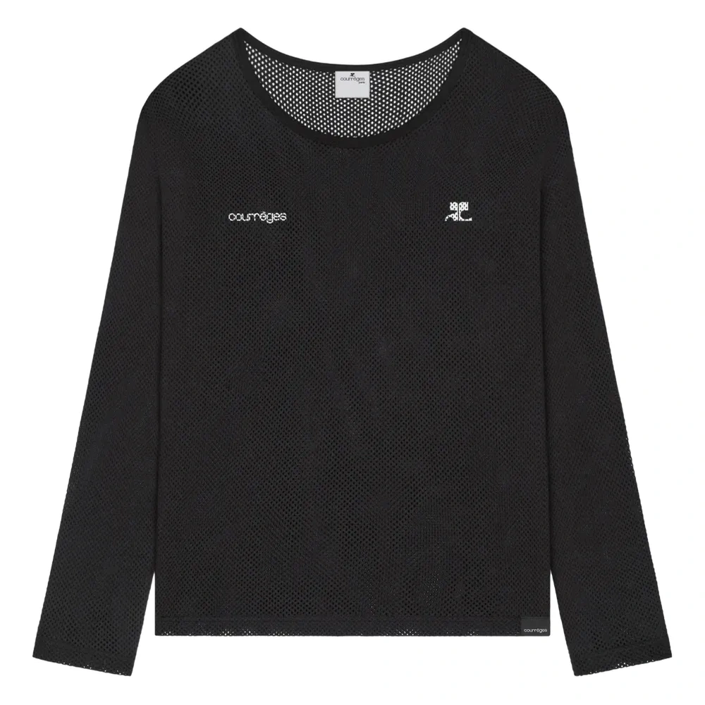 Топ с длинными рукавами с логотипом