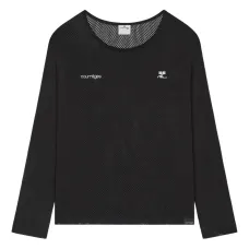 Топ с длинными рукавами с логотипом