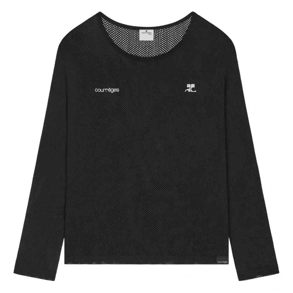 Топ с длинными рукавами с логотипом