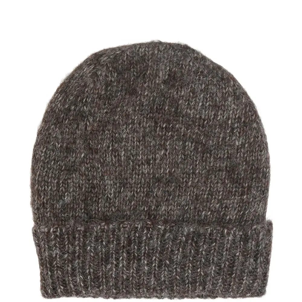 Вязаная шапка меланжевой расцветки