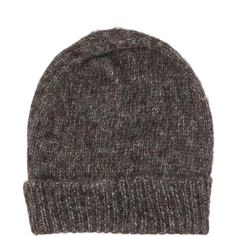 Вязаная шапка меланжевой расцветки