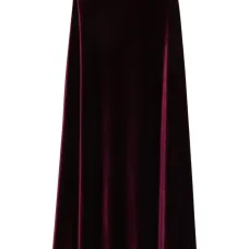 Миди-юбка с бархатистой текстурой