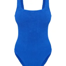 Купальник с квадратным вырезом и жатой тканью