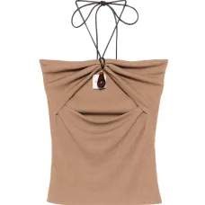 Топ-бандо с вырезами