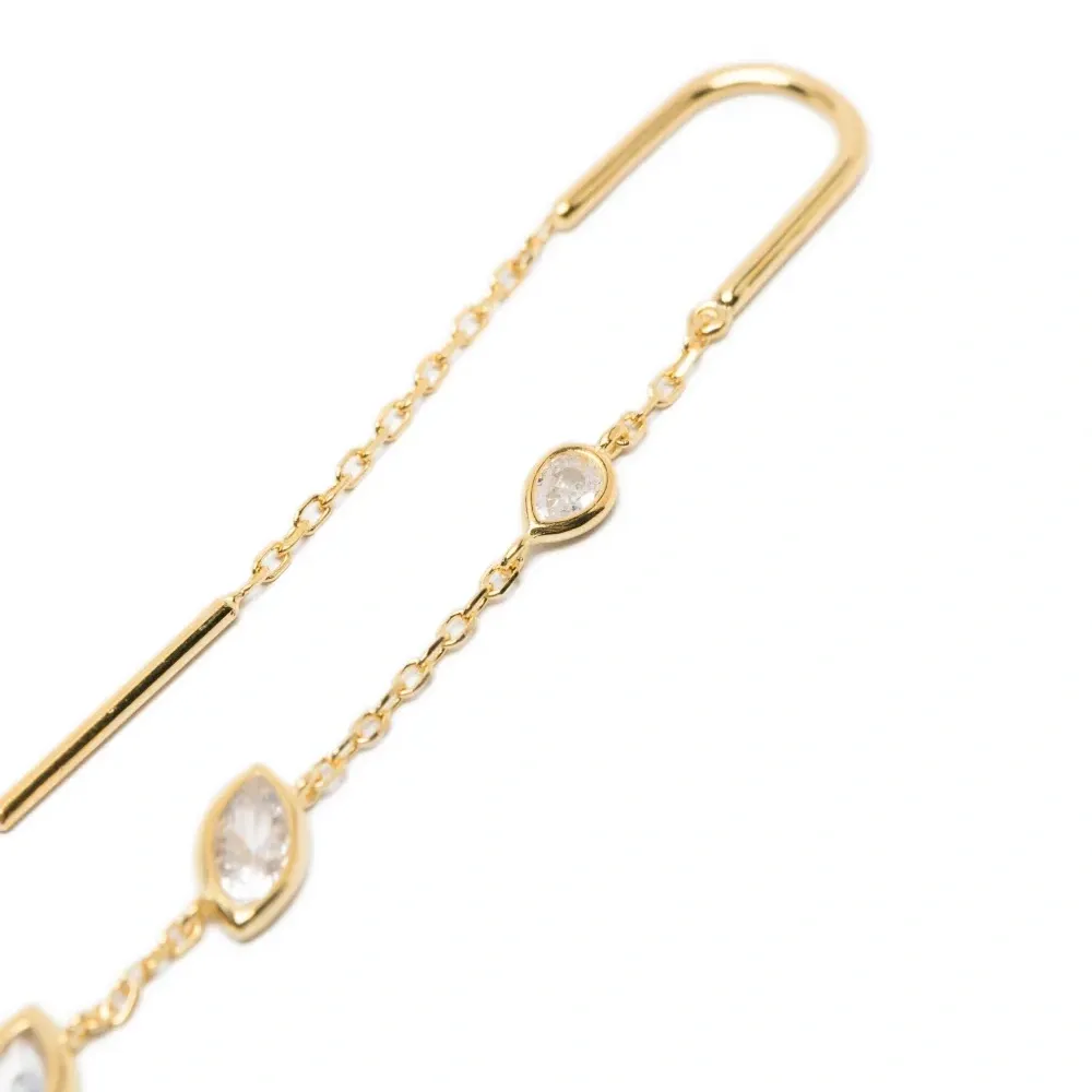 Серьги Swift 02chain с украшениями