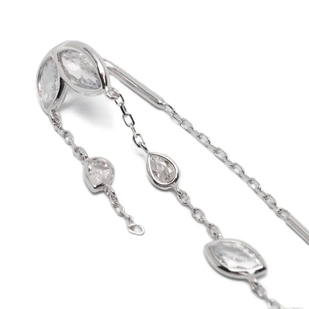 Серьги Swift 03 с цепочкой