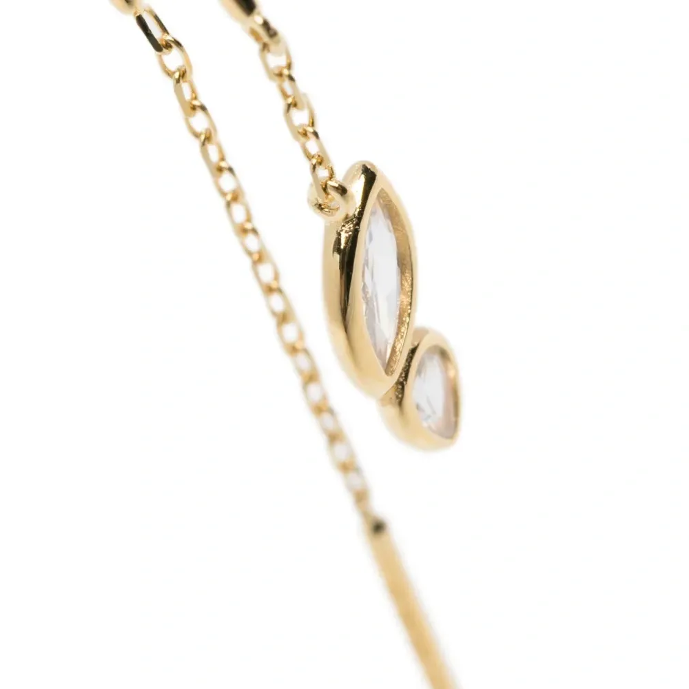 Серьги-подвески Swift 01 с цепочкой