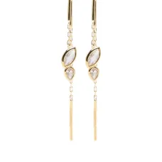 Серьги-подвески Swift 01 с цепочкой