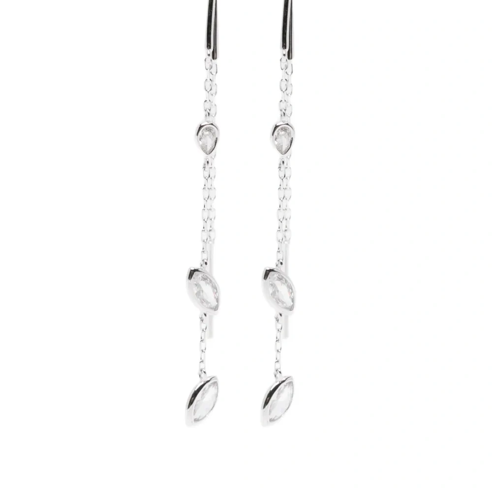 Серьги-подвески Swift 02 с цепочкой