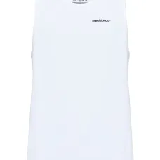 Топ в рубчик с вышитым логотипом