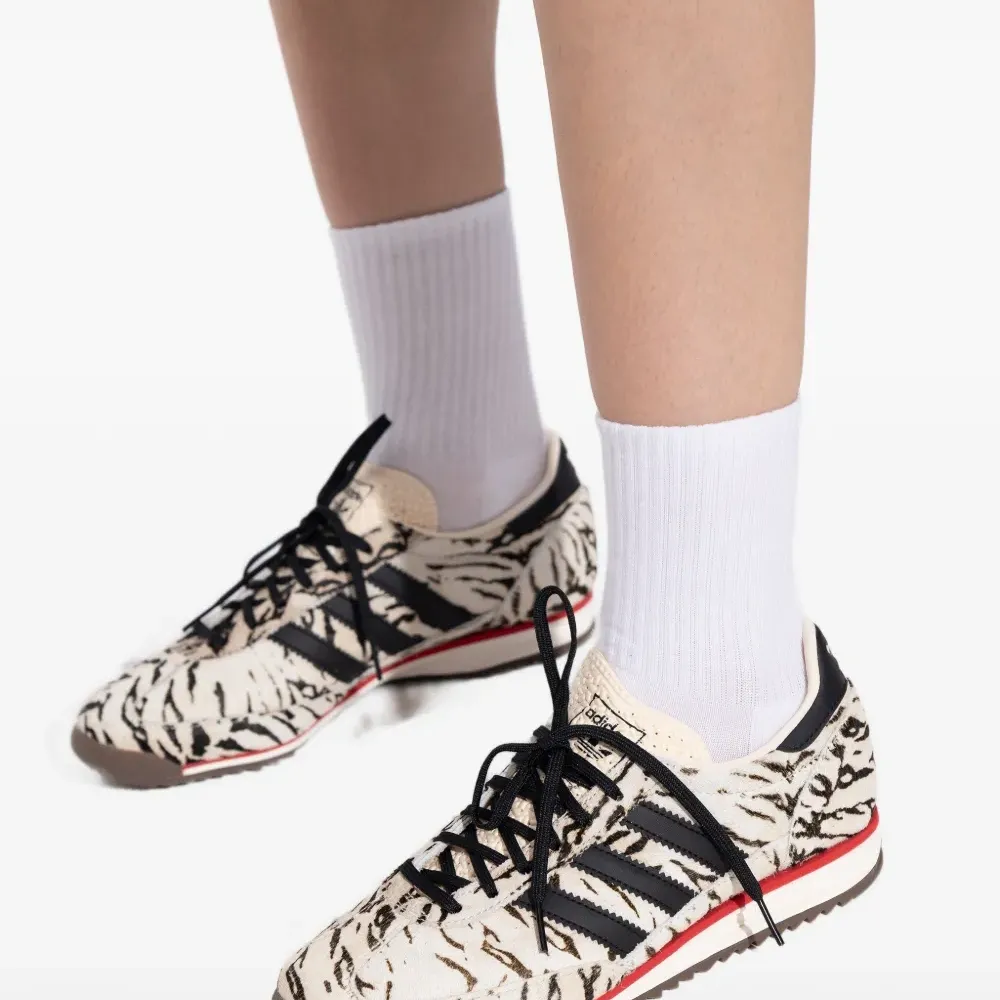 Кроссовки SL 72 OG из кожи с анималистичным принтом