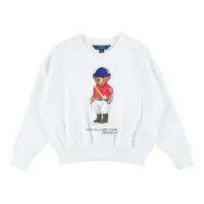 Флисовый свитшот с принтом медведя