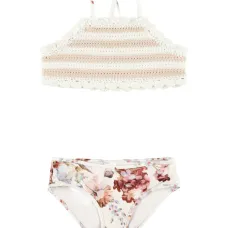 Вязаное бикини с цветочным узором Awaken